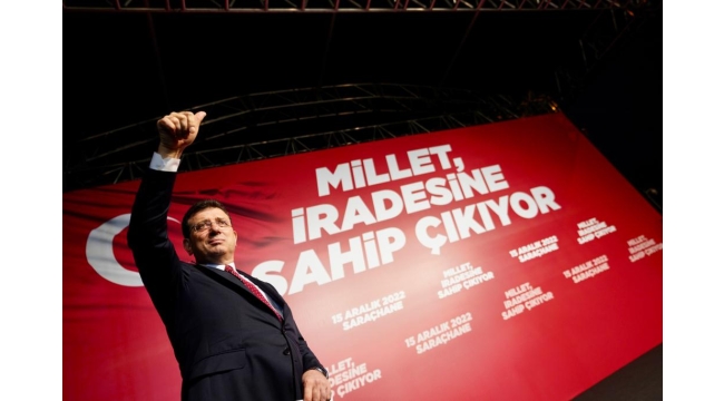 Saraçhane'de 200 binden fazla vatandaş İmamoğlu'na destek verdi