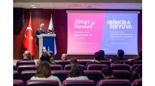 İzmir Büyükşehir Belediyesi bin kişi ile deprem bölgesinde çalışacak