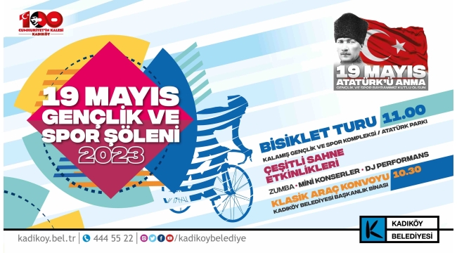 19 Mayıs çoşkusu bu yıl da Kadıköy'de yaşanacak