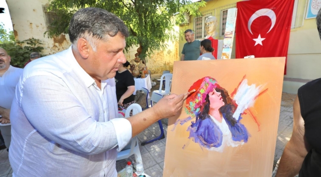 Menderes’te ki Zeybek Şenliği’nde Akbelen unutulmadı