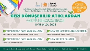 Seferihisar’da “Sıfır Atık” seferberliği