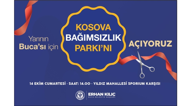 Buca’da Kosova Bağımsızlık Parkı açılıyor