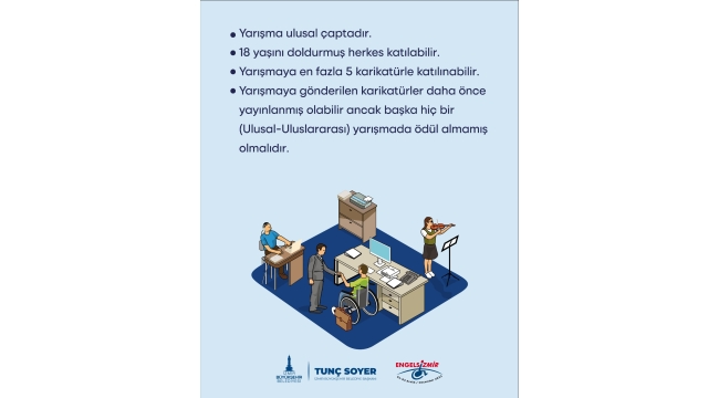 İş Hayatında Engelliler ulusal karikatür yarışması başvuruları başladı