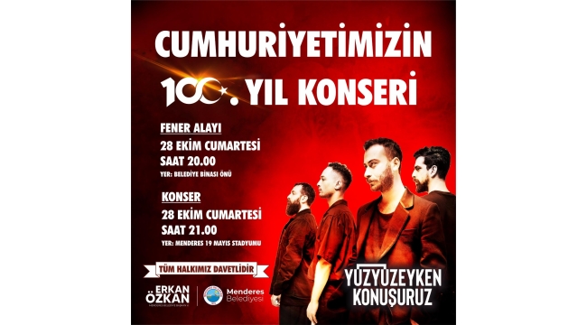 Menderes Cumhuriyet’in 100. yılına hazırlanıyor