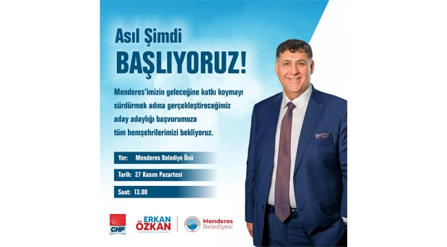 Başkan V. Özkan aday adayı olacak