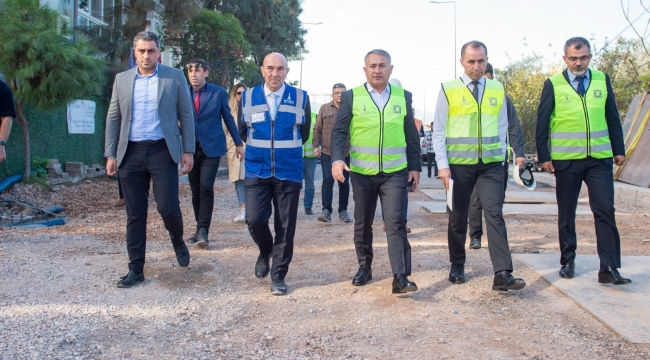 Buca'nın tarihi altyapı projesi devam ediyor