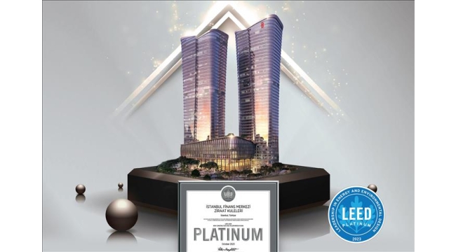 Ziraat Kuleleri Projesi LEED Platinum Sertifikası aldı