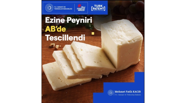 Ezine Peyniri'ne AB Tescili