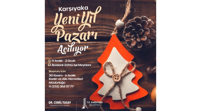 Karşıyaka’da ‘Yeni Yıl Pazarı’ açılıyor