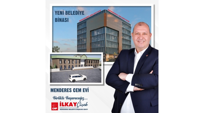 Çiçek'ten yeni belediye binası ve Cem Evi müjdesi