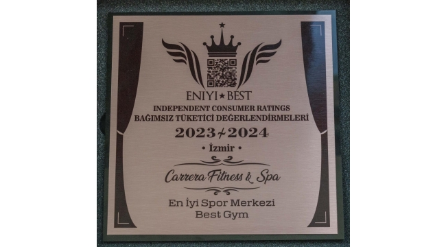Folkart Carrera en iyi spor salonu seçildi