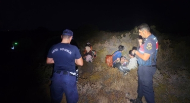 5'i çocuk, 5 göçmen yakalandı