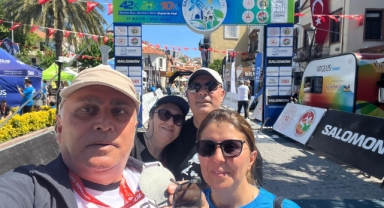 Çeşme Maratonu'nda iyilik peşinde koştular