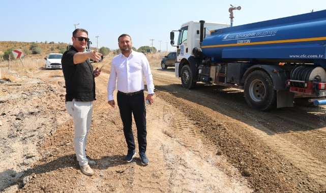 Seferihisar’da yol yenileme çalışması başladı