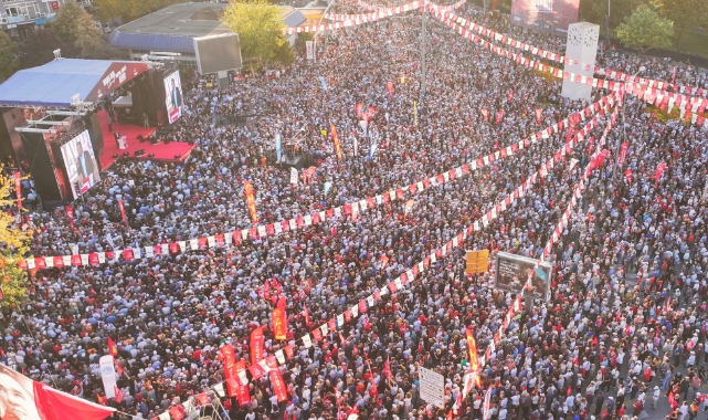 CHP'nin Tandoğan mitinginden çarpıcı kareler