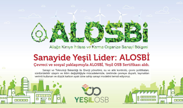ALOSBİ’ye Yeşil Sertifika
