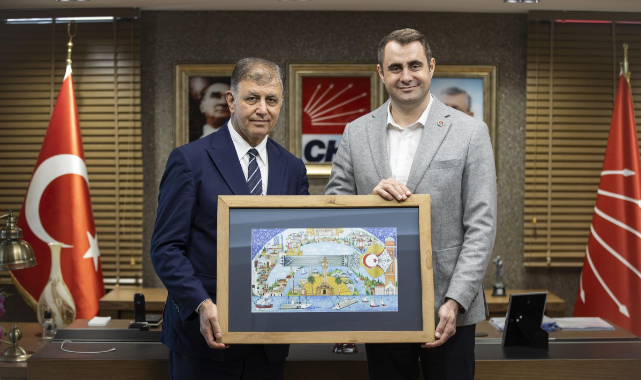 CHP İl Başkanı Çağatay Güç ve yönetimine hayırlı olsun ziyareti