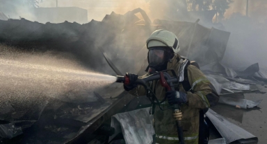 Bayraklı’da yangın paniği