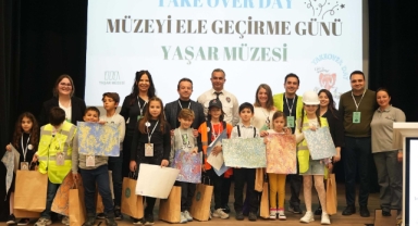 Çocuklar, Müzeyi Ele Geçirme Günü'nde Yaşar Müzesi'ni yönetmeye başladı!