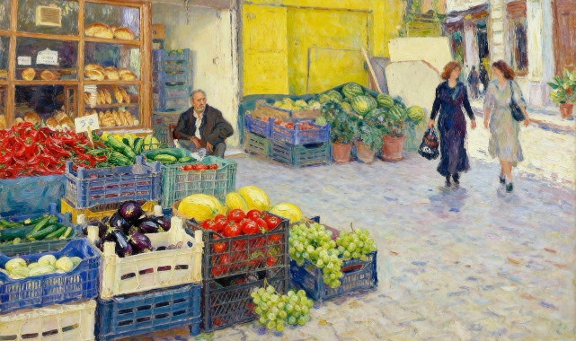 İzmir’in sokakları ‘tabloya’ dönüştü