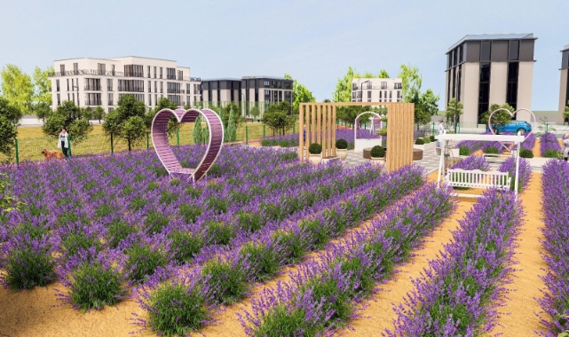 Lavanta kokulu yaşam alanı Kemalpaşa'ya nefes aldıracak