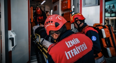 47 katlı binada nefes kesen acil durum tatbikatı gerçekleşti