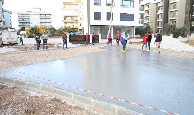 Menderes'e yeni park ve otopark