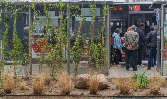 Yeşil duraklarla kente nefes