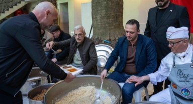 Başkan Eşki Makedonya göçmenlerinin iftar sofrasına konuk oldu 
