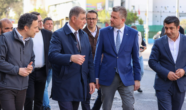 Başkan Tugay ve Başkan Duman sahada!