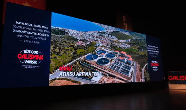 Dikili ileri biyolojik atık su arıtma tesisi ve yeni itfaiye hizmet binasına kavuşuyor 