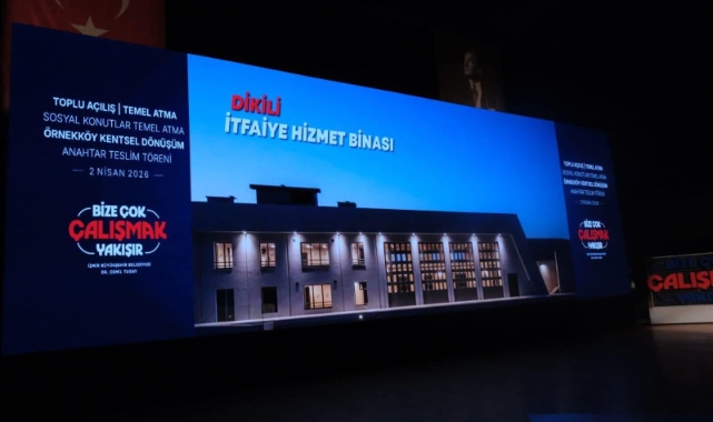 Dikili ileri biyolojik atık su arıtma tesisi ve yeni itfaiye hizmet binasına kavuşuyor