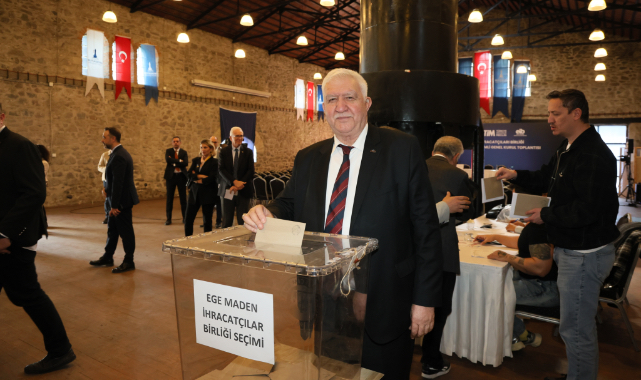 Ege Maden İhracatçıları Birliği’nde İbrahim Alimoğlu güven tazeledi