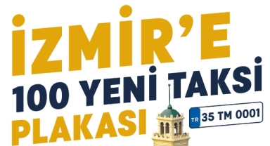 İzmir’in kent merkezine 100 yeni taksi