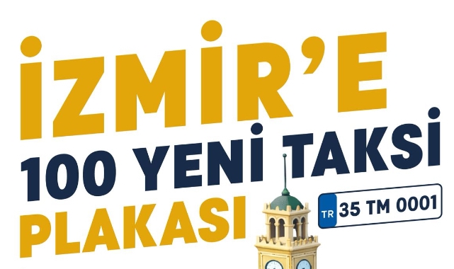 İzmir’in kent merkezine 100 yeni taksi