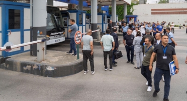 Otogardaki işgale karşı ısrarlı takip