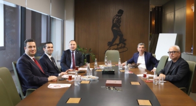 İzmir Bakırçay Üniversitesi ile ALOSBİ arasında iş birliği görüşmesi