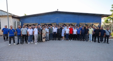 Başkan Vekili Benzer, mesaiye park bahçeler şantiyesinde başladı