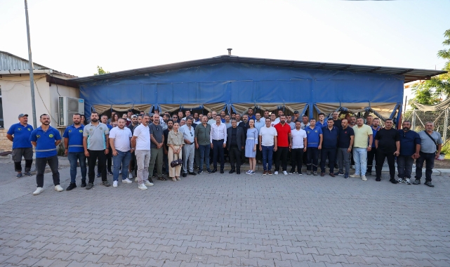 Başkan Vekili Benzer, mesaiye park bahçeler şantiyesinde başladı