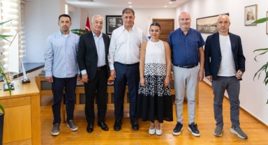 Seferihisar Belediye Başkan Vekili Fuat Gümüş ve meclis üyelerinden Cemil Tugay’a ziyaret